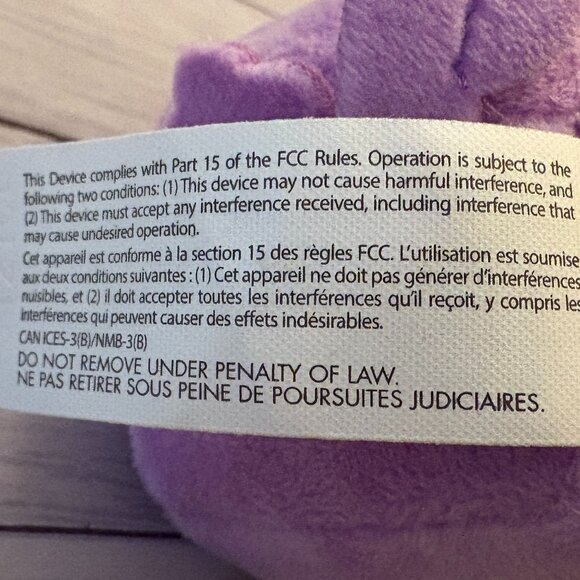 Baby Shark's Big Show Chucks Song Cube Purple Plush NWT (SKU: 176TO) - Picture 11 of 12